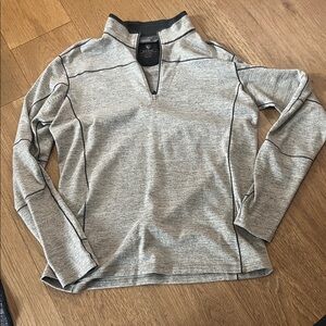 Kuhl Heathered Gray Quarter-Zip Pullover